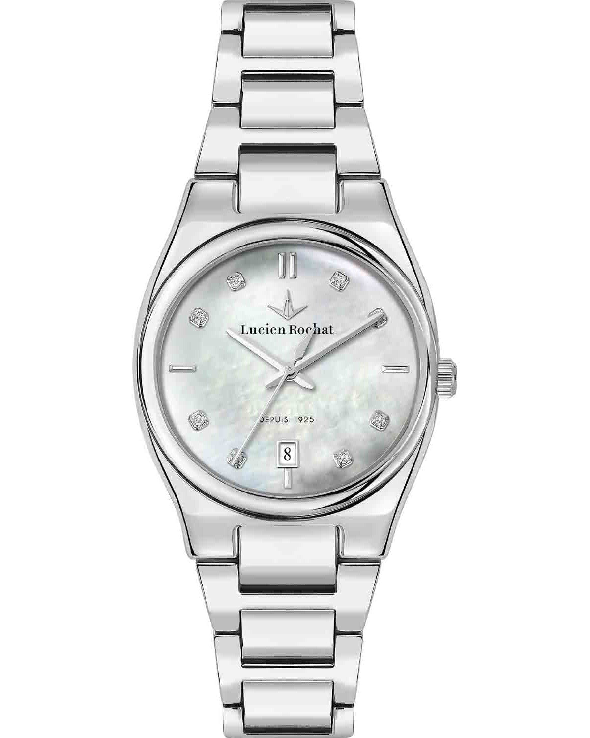 Ρολόι LUCIEN ROCHAT Avenue Diamonds Silver Stainless Steel Bracelet