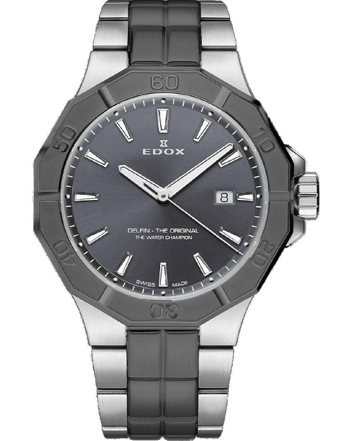 Ρολόι EDOX Delfin The Original Two Tone Stainless Steel Bracelet
