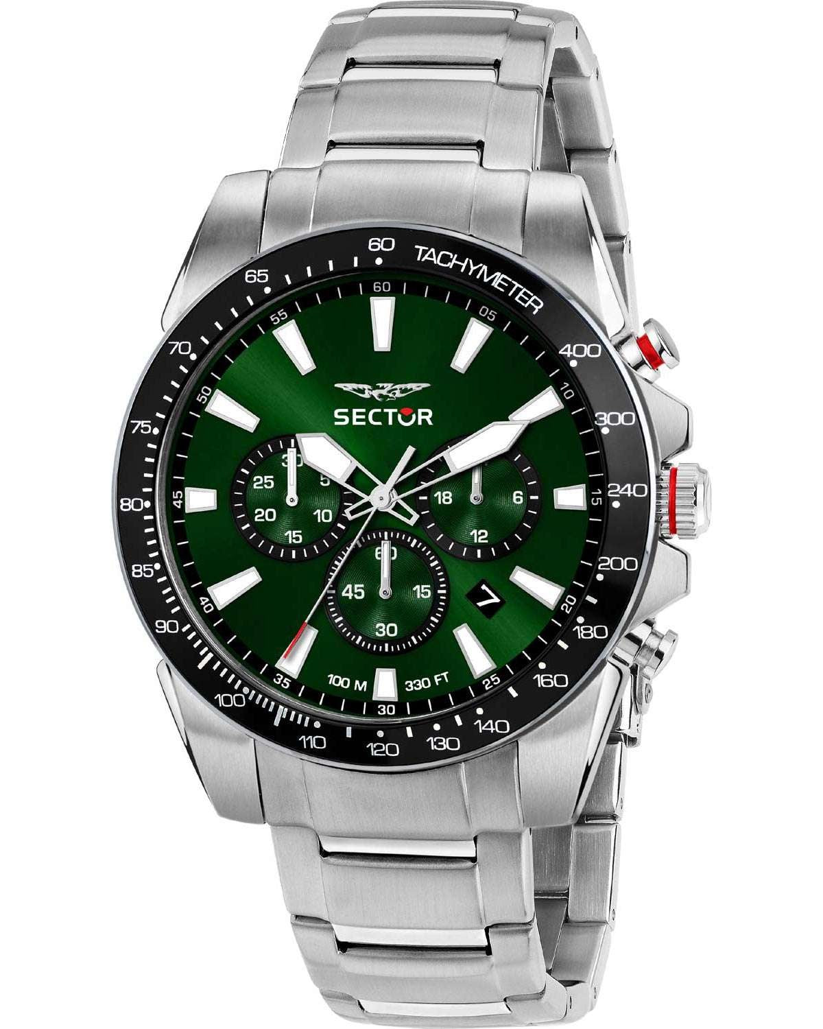 Ρολόι SECTOR 450 Chronograph SIlver Stainless Steel Bracelet