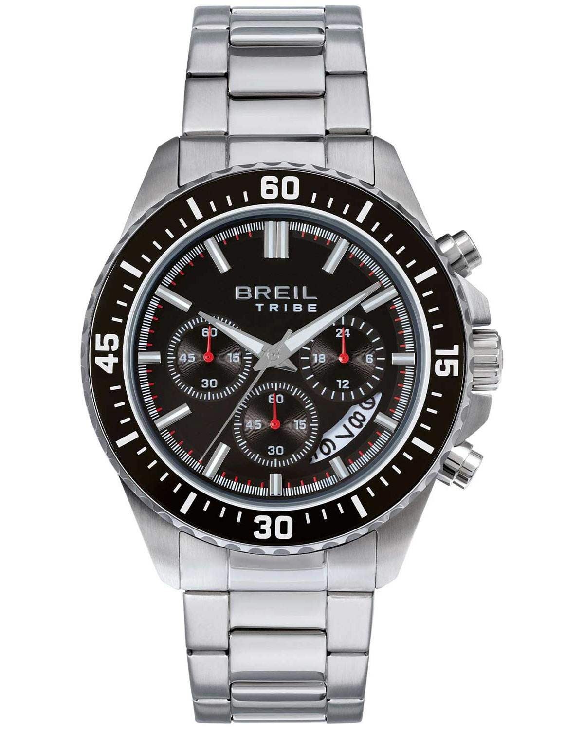 Ρολόι BREIL Tribe Trial Chronograph Silver Stainless Steel Bracelet