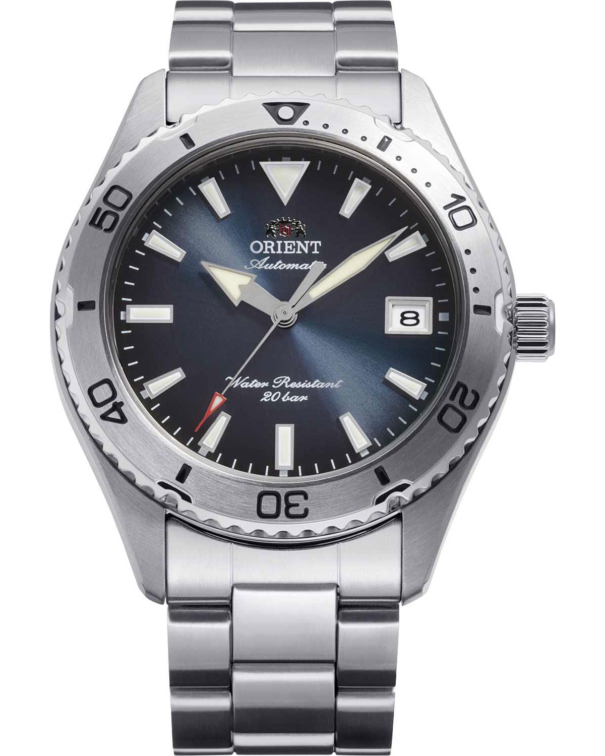 Ρολόι ORIENT Sports Mako 40 αυτόματο με ατσάλινο μπρασελέ