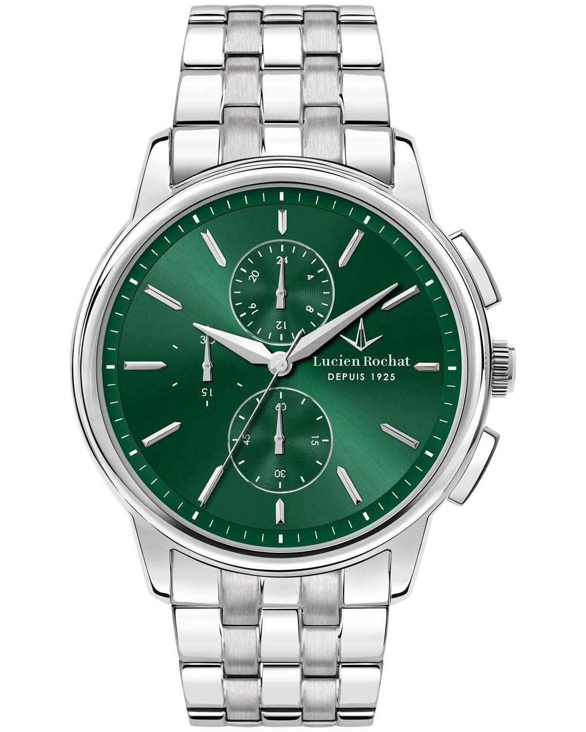 Ρολόι LUCIEN ROCHAT Iconic Chronograph Silver Stainless Steel Bracelet