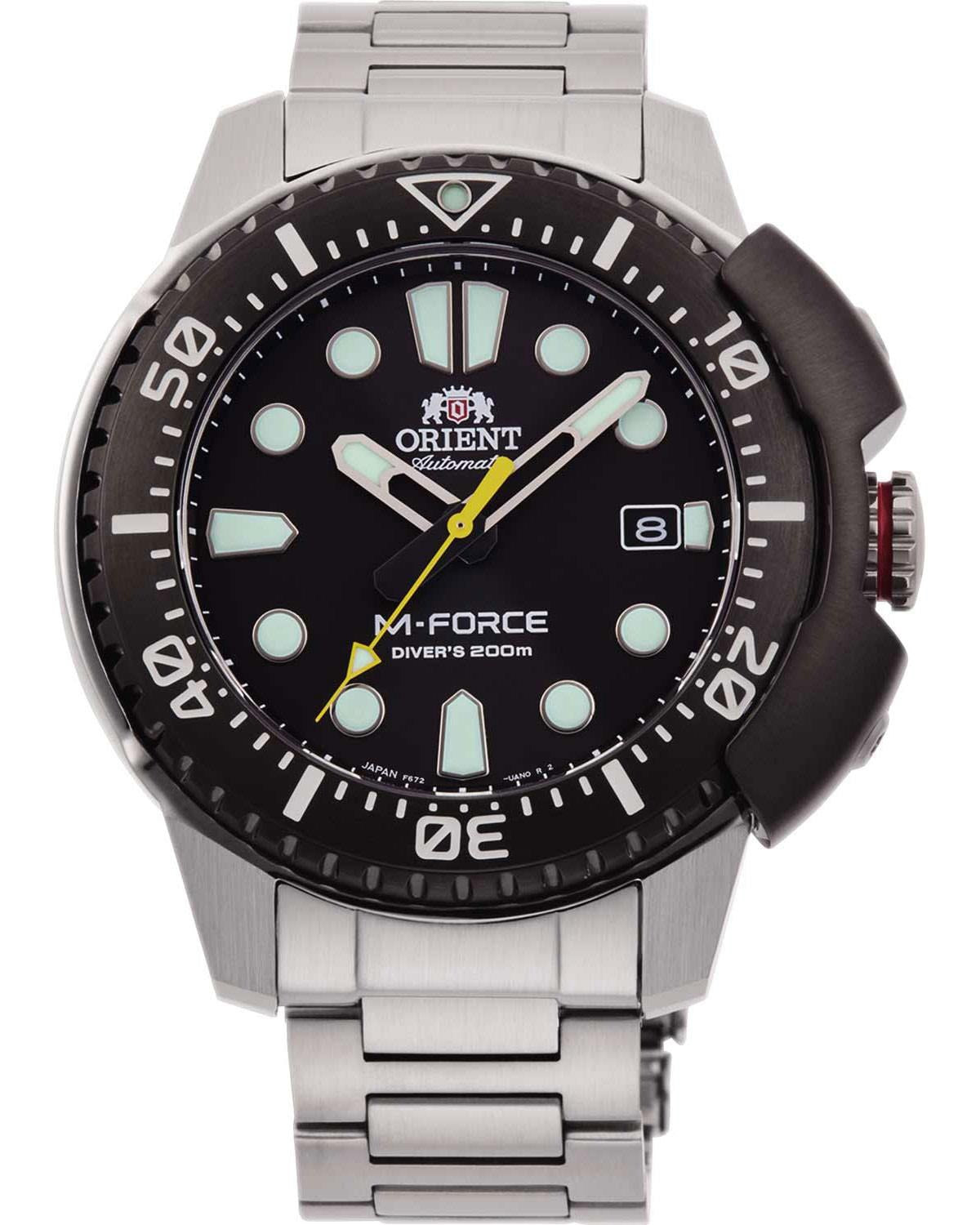 Ρολόι ORIENT Sports M-Force Diver Automatic Silver Stainless Steel Bracelet