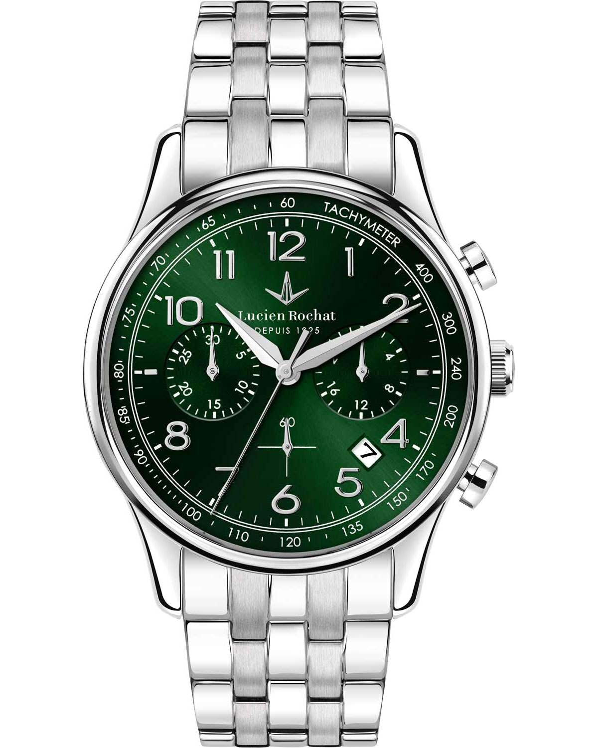 Ρολόι LUCIEN ROCHAT Montreux Chronograph Silver Stainless Steel Bracelet