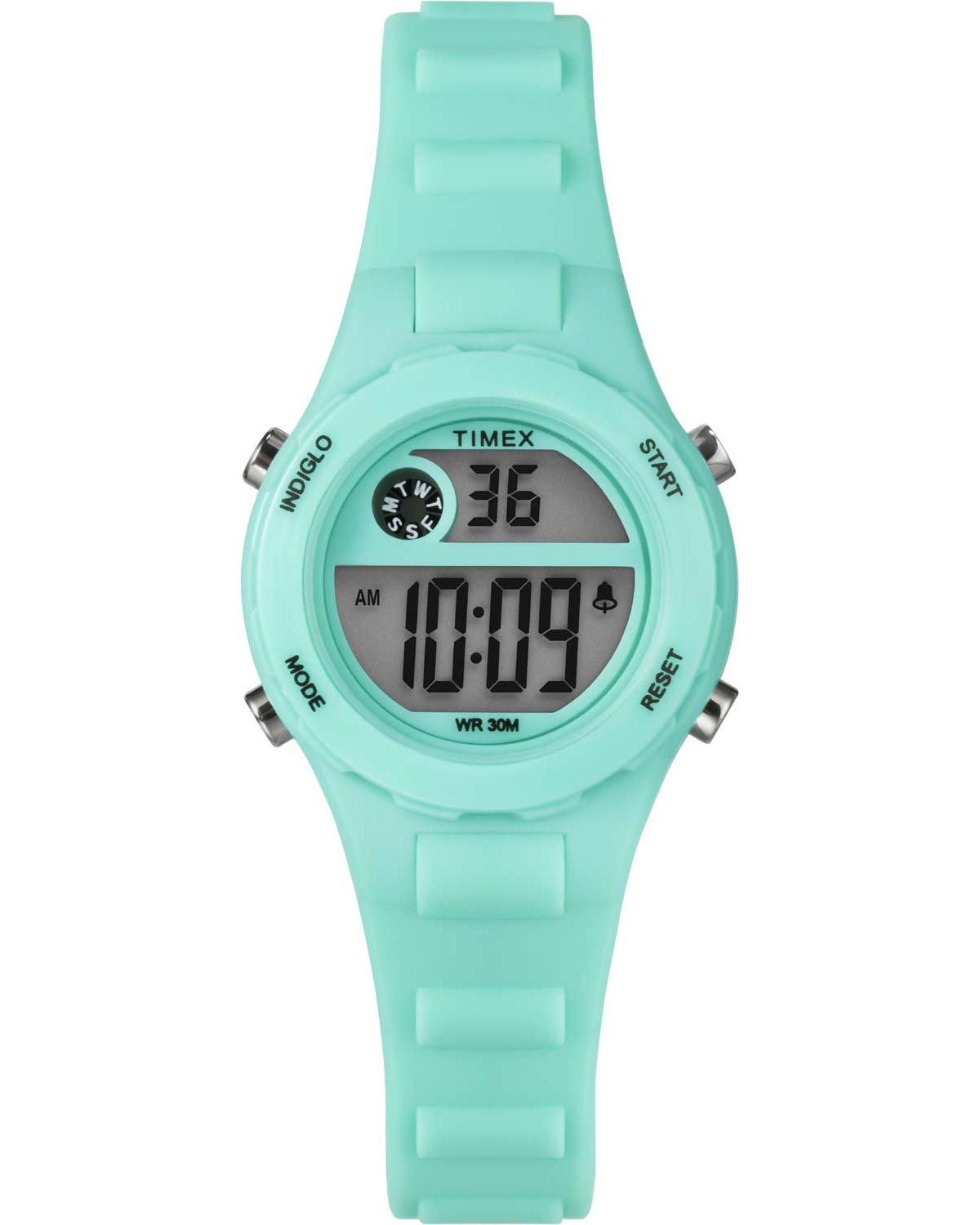 Παιδικό ρολόι TIMEX Time Machines Chronograph Turquoise Resin Strap