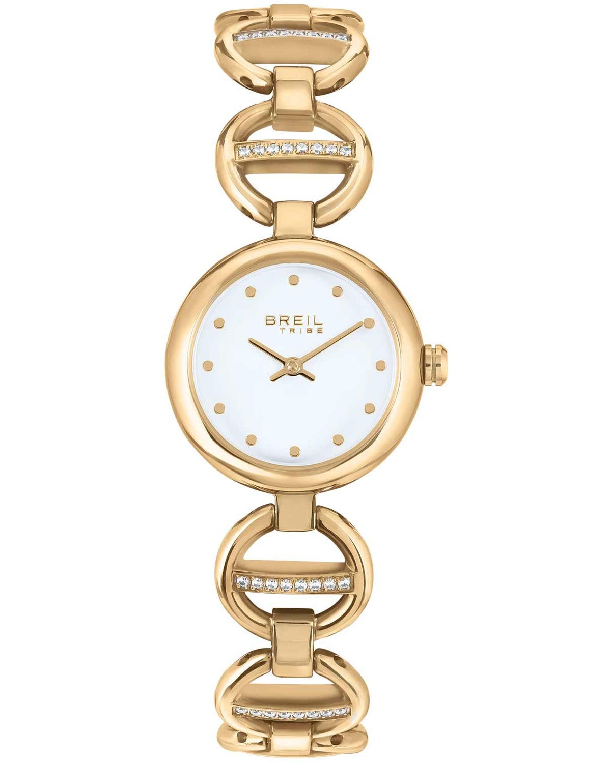 Ρολόι BREIL Tribe Camelia Crystals Gold Stainless Steel Bracelet