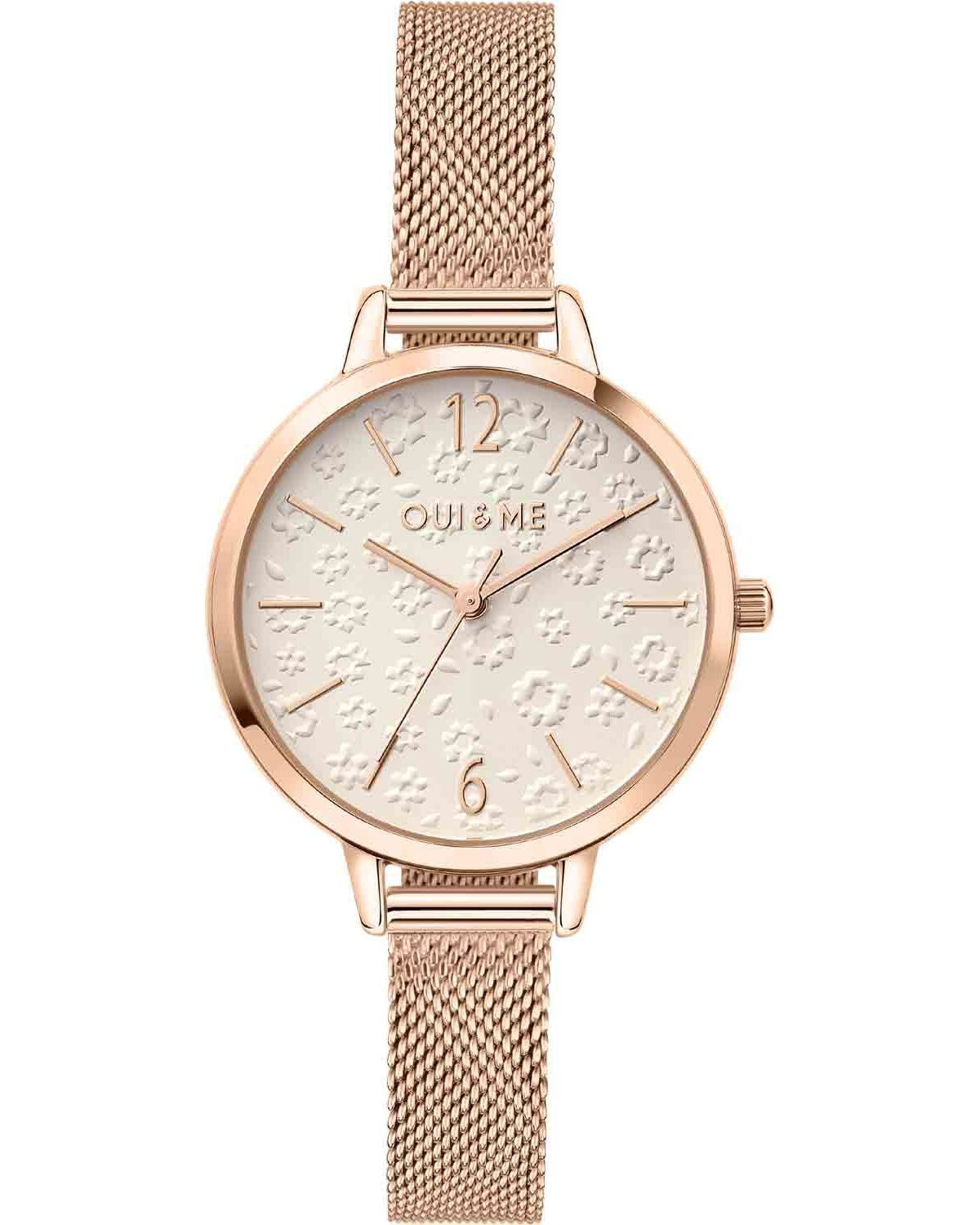 Ρολόι OUI&ME Fleurette Rose Gold Stainless Steel Bracelet