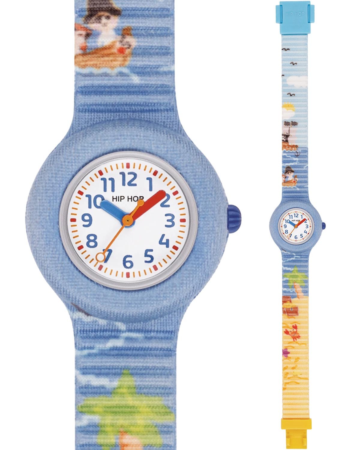 Παιδικό ρολόι HIP HOP Kids Fun Treasure Hunt Multicolor Combined Materials Strap