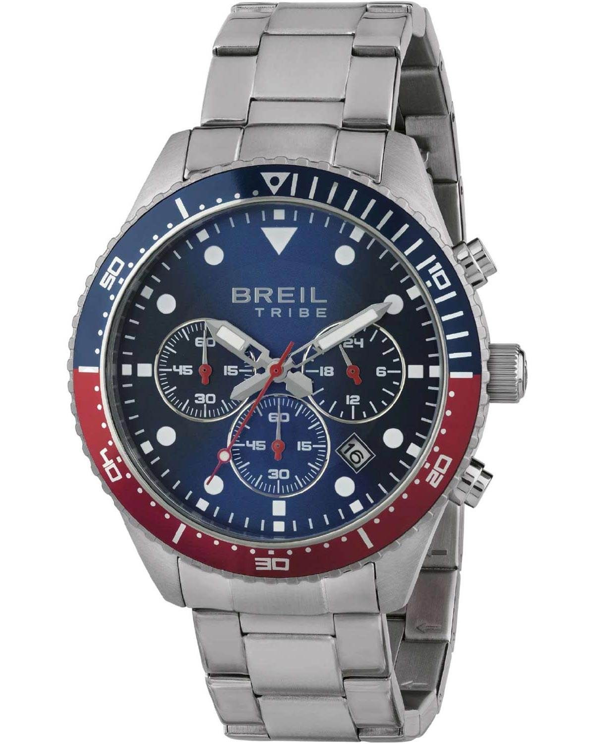 Ρολόι BREIL Tribe Sail Chronograph Silver Stainless Steel Bracelet