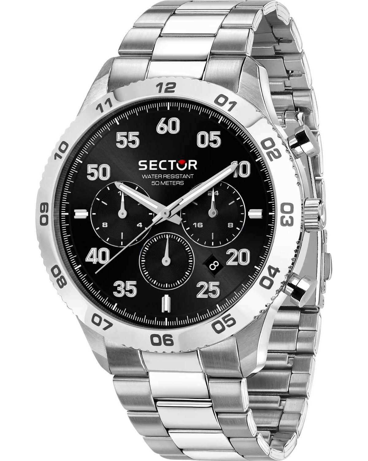Ρολόι SECTOR 270 Chronograph Silver Stainless Steel Bracelet
