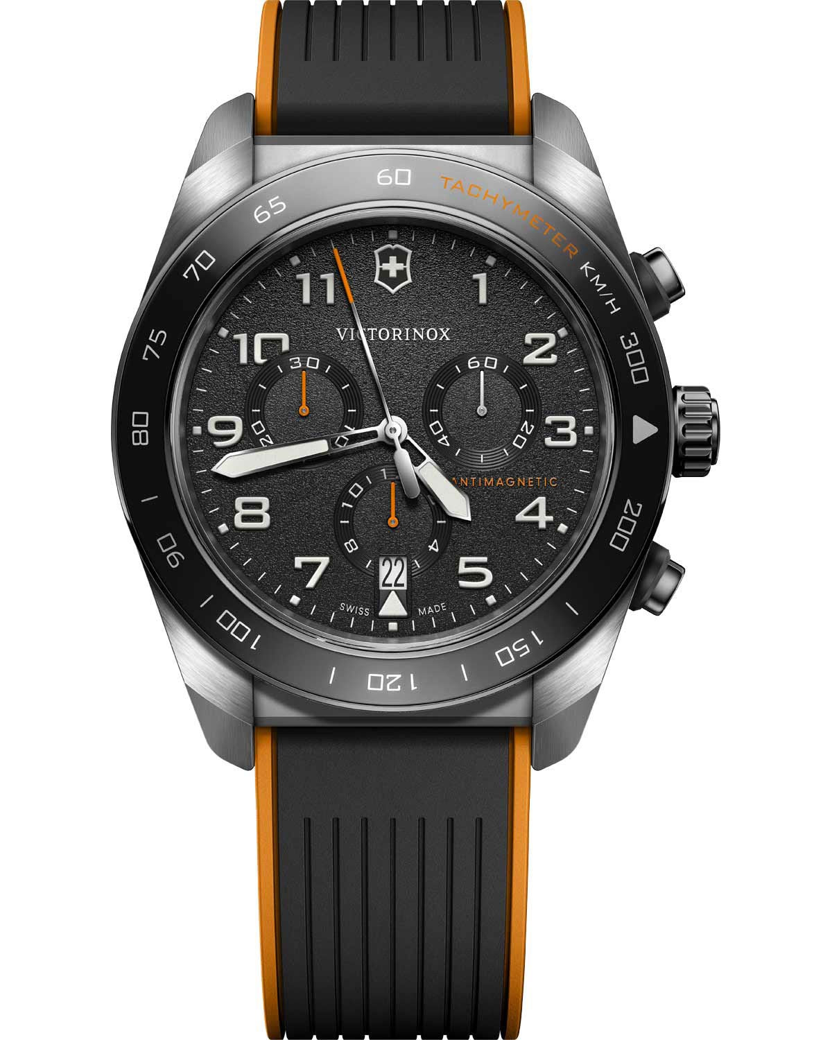 Ρολόι VICTORINOX Swiss Army Chronograph Two Tone Rubber Strap