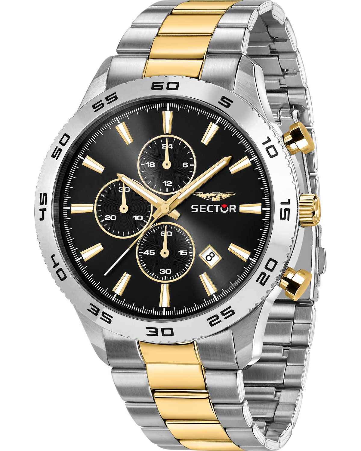Ρολόι SECTOR 270 Chronograph Two Tone Stainless Steel Bracelet