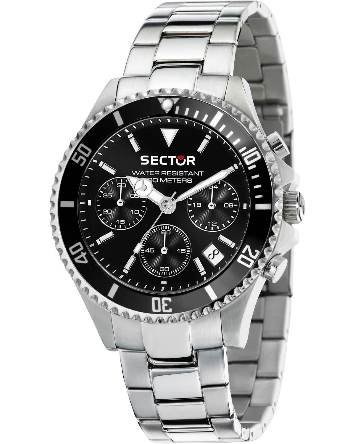 SECTOR 230 Chronograph Silver Stainless Steel Bracelet