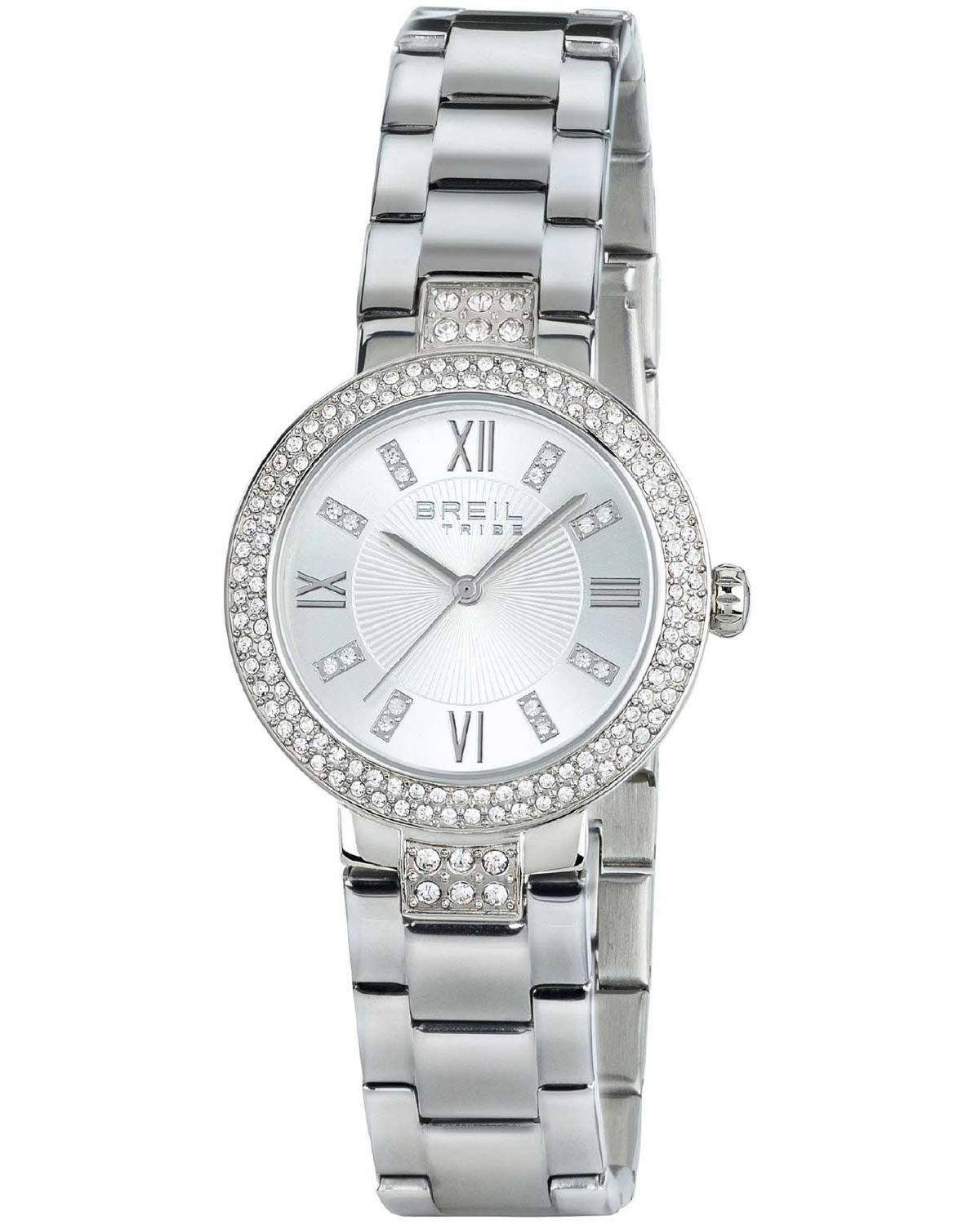Ρολόι BREIL Tribe Dance Floor Crystals Silver Stainless Steel Bracelet