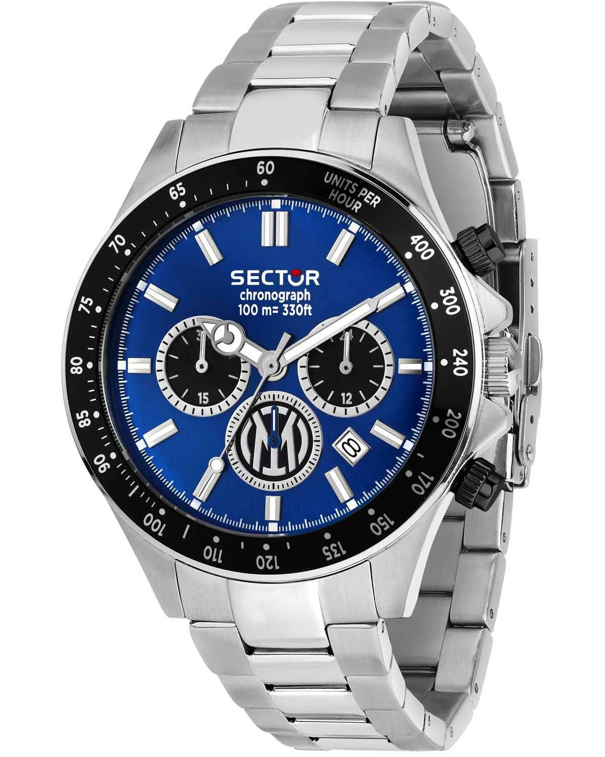 Ρολόι SECTOR C300 Inter Chrono Silver Stainless Steel Bracelet Special Edition