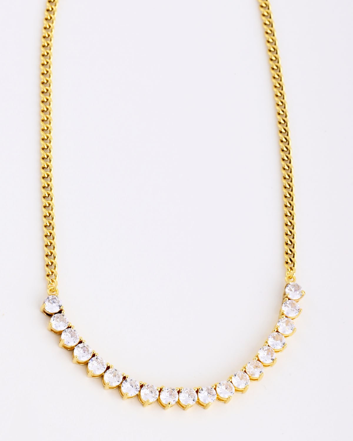 Κολιέ KIKI Star Collection από επιχρυσωμένο ασήμι 925 και ζιργκόν