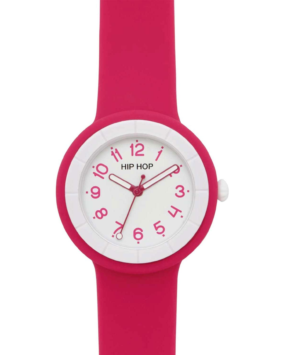 Ρολόι HIP HOP Hero.DOT Berry Fuchsia Silicone Strap