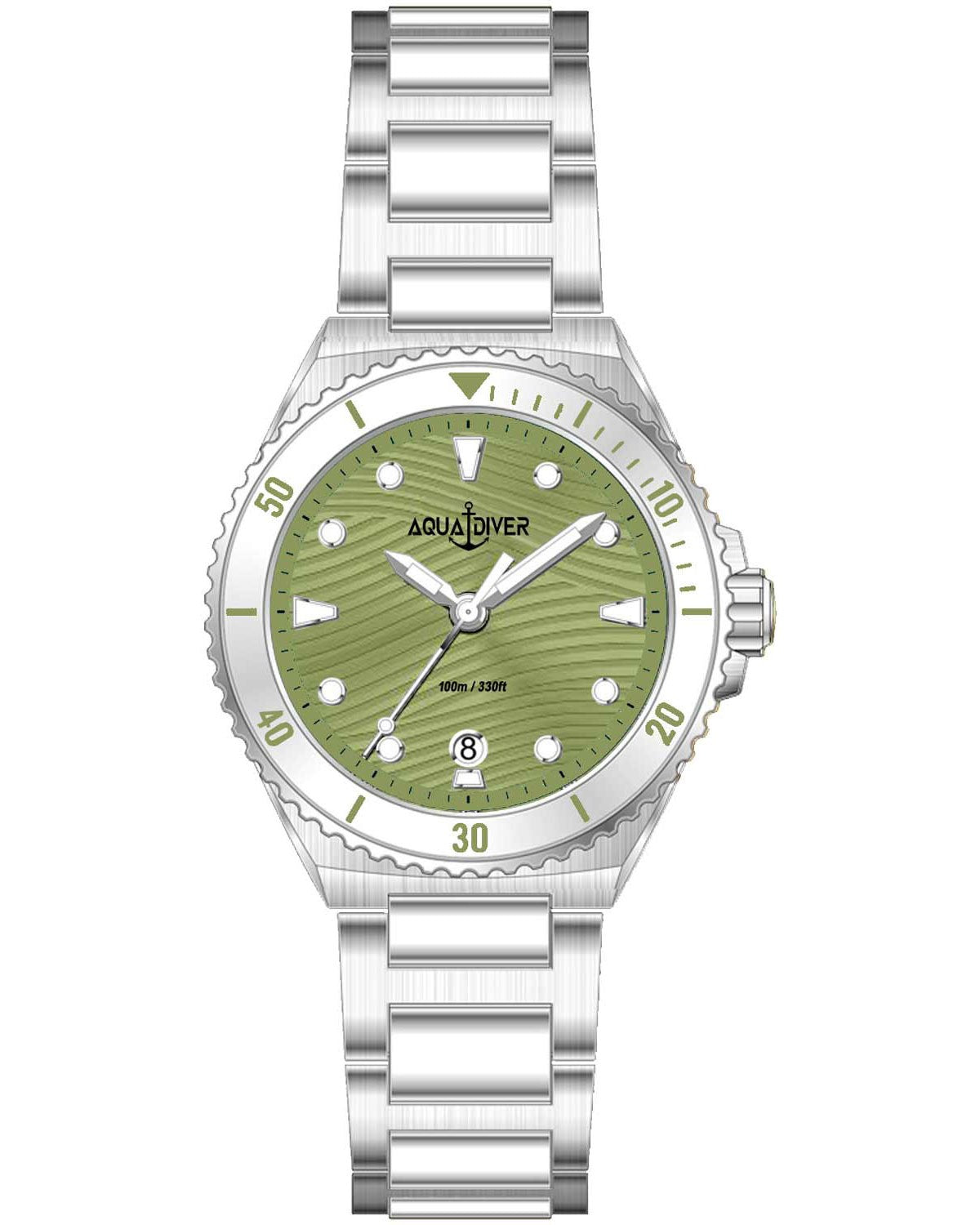 Ρολόι AQUADIVER Oceana Silver Stainless Steel Bracelet