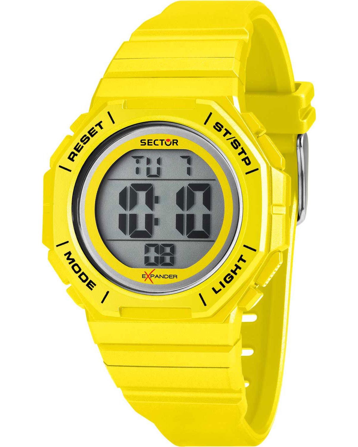 Ρολόι SECTOR EX-50 Chronograph Yellow Plastic Strap