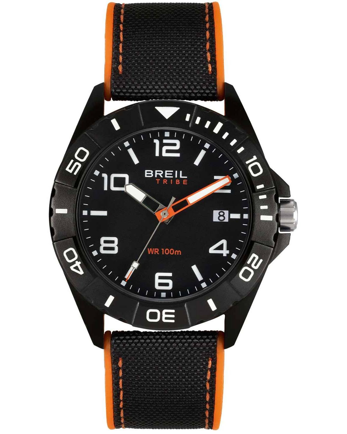 Ρολόι BREIL Tribe Black Horizon Two Tone Combined Materials Strap