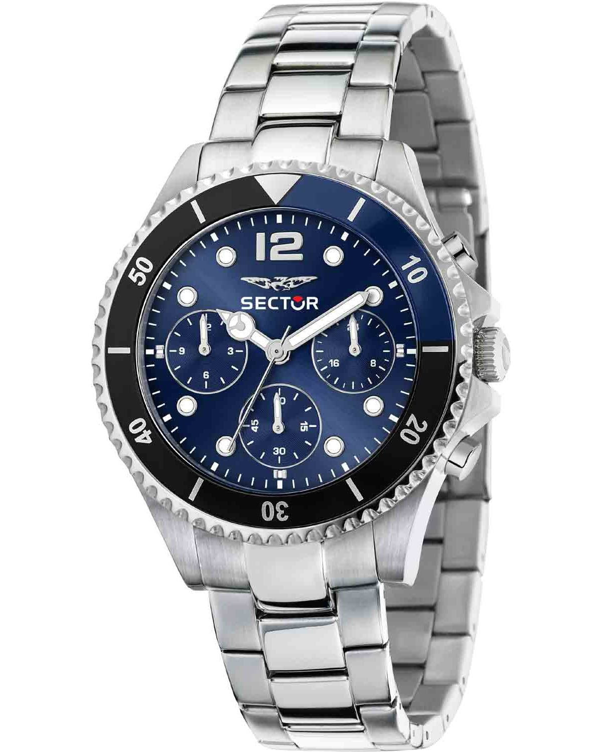 Ρολόι SECTOR 230 Chronograph Silver Stainless Steel Bracelet