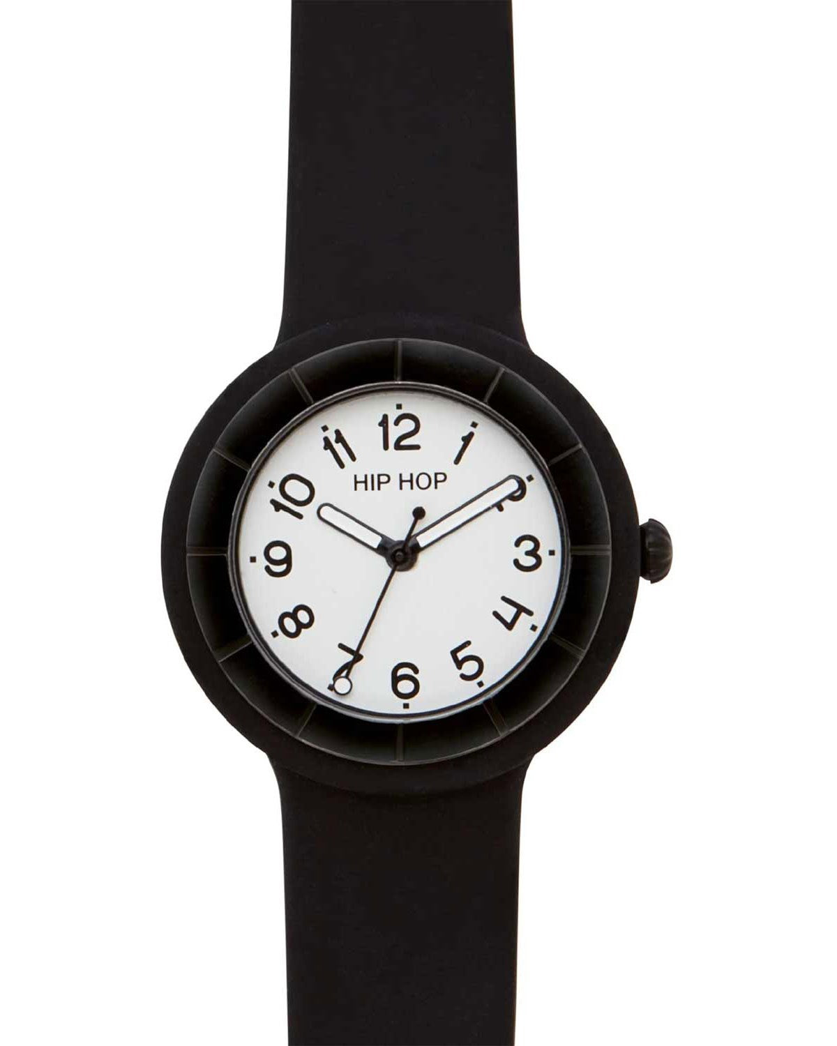 Ρολόι HIP HOP Hero.DOT Night Black Silicone Strap