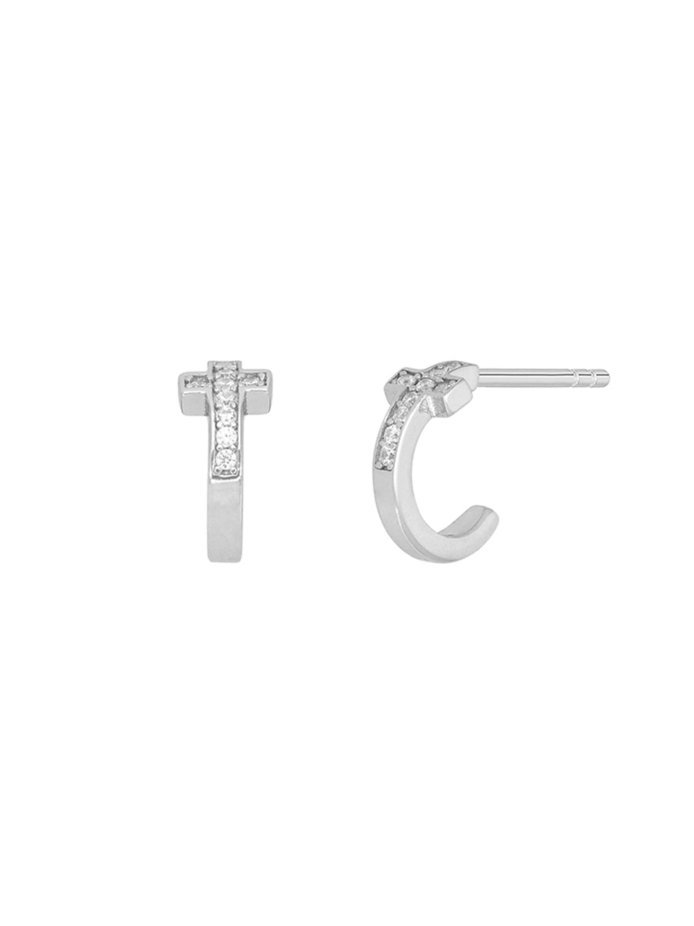 Ασημένια Σκουλαρίκια Marea Silver D03301/AS