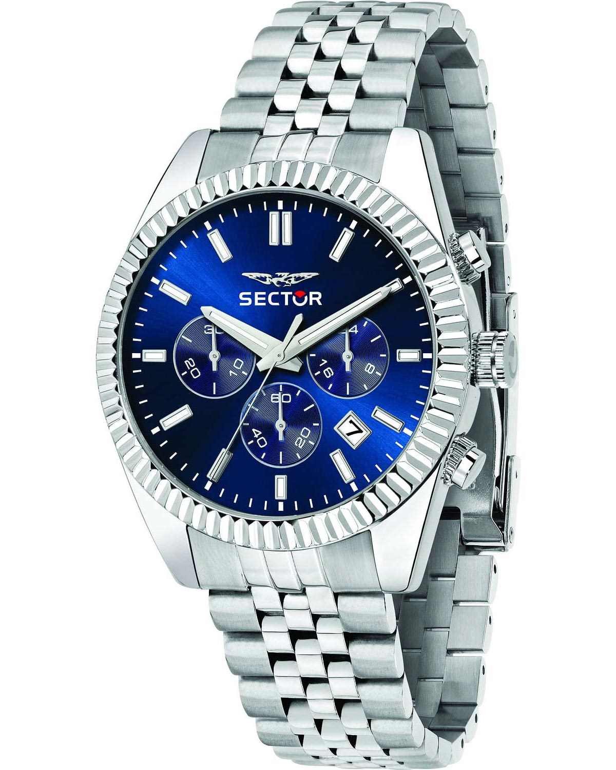 Ρολόι SECTOR 240 Chronograph Silver Stainless Steel Bracelet