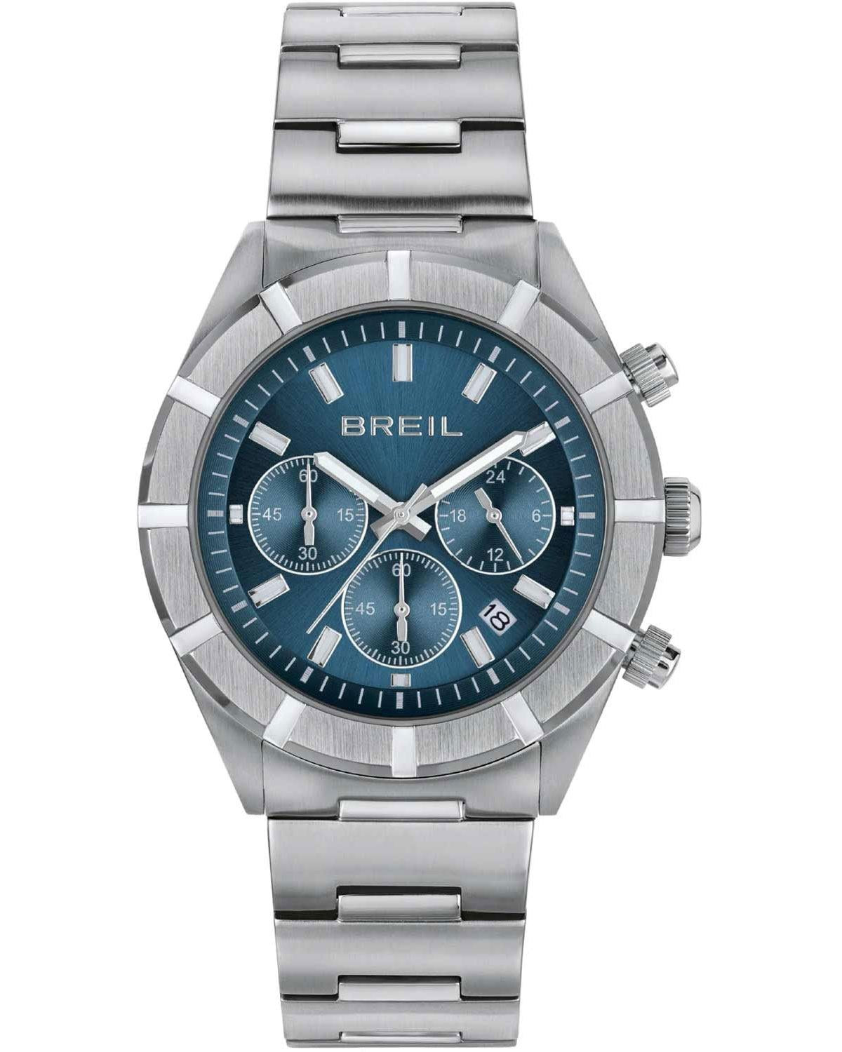 Ρολόι BREIL B 12 H Chronograph Silver Stainless Steel Bracelet