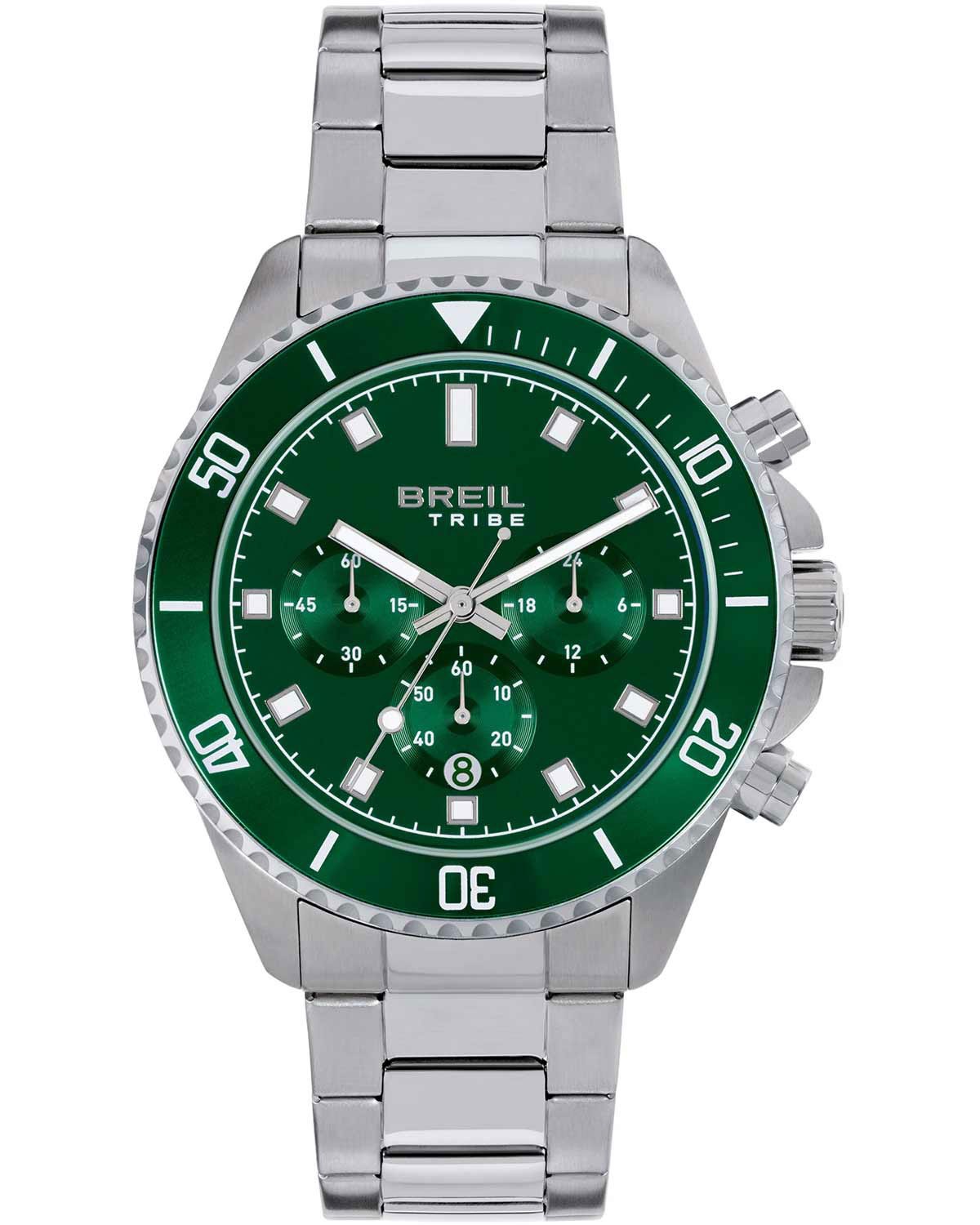 Ρολόι BREIL Tribe Stand Guard Chronograph Silver Stainless Steel Bracelet