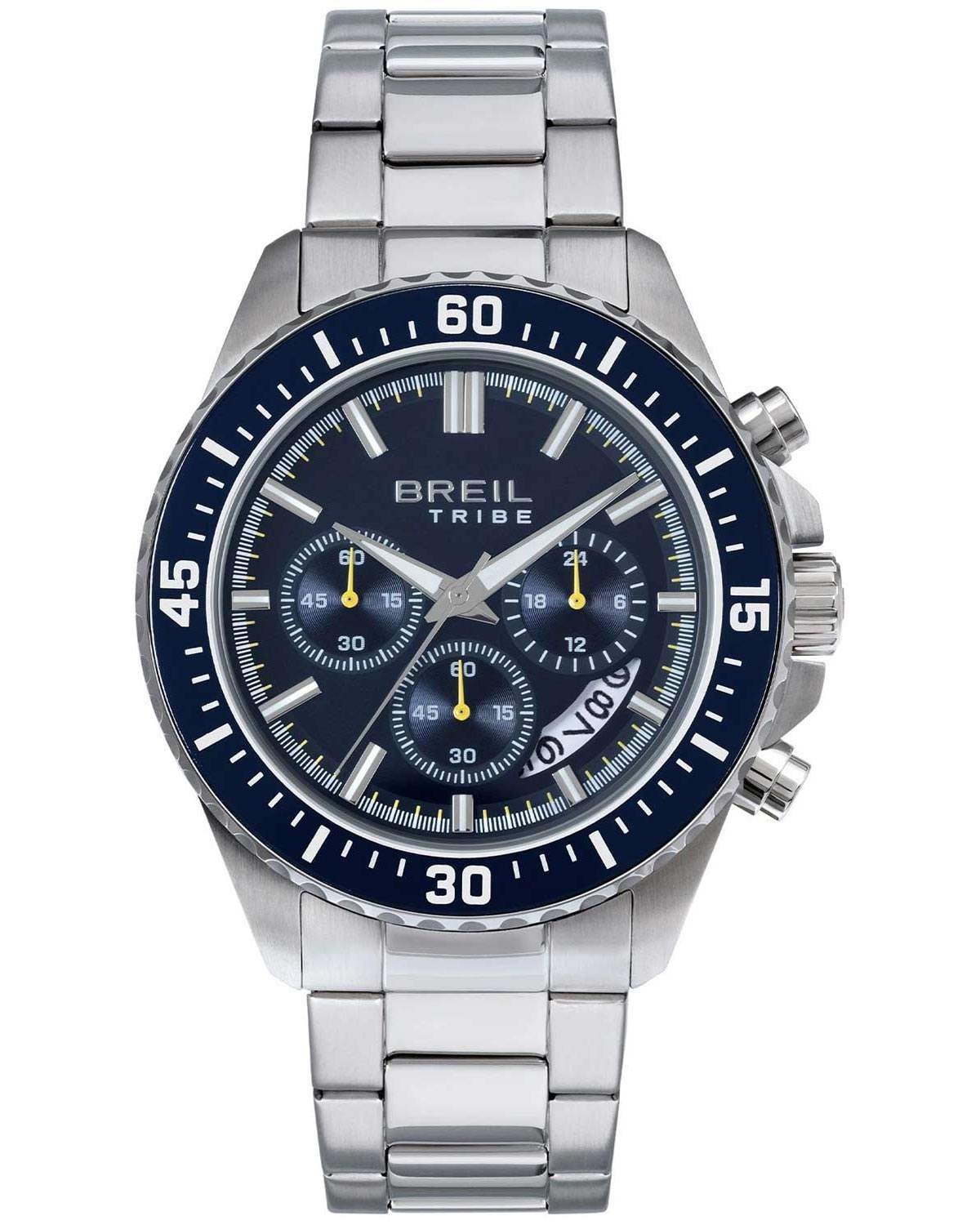 Ρολόι BREIL Tribe Trial Chronograph Silver Stainless Steel Bracelet