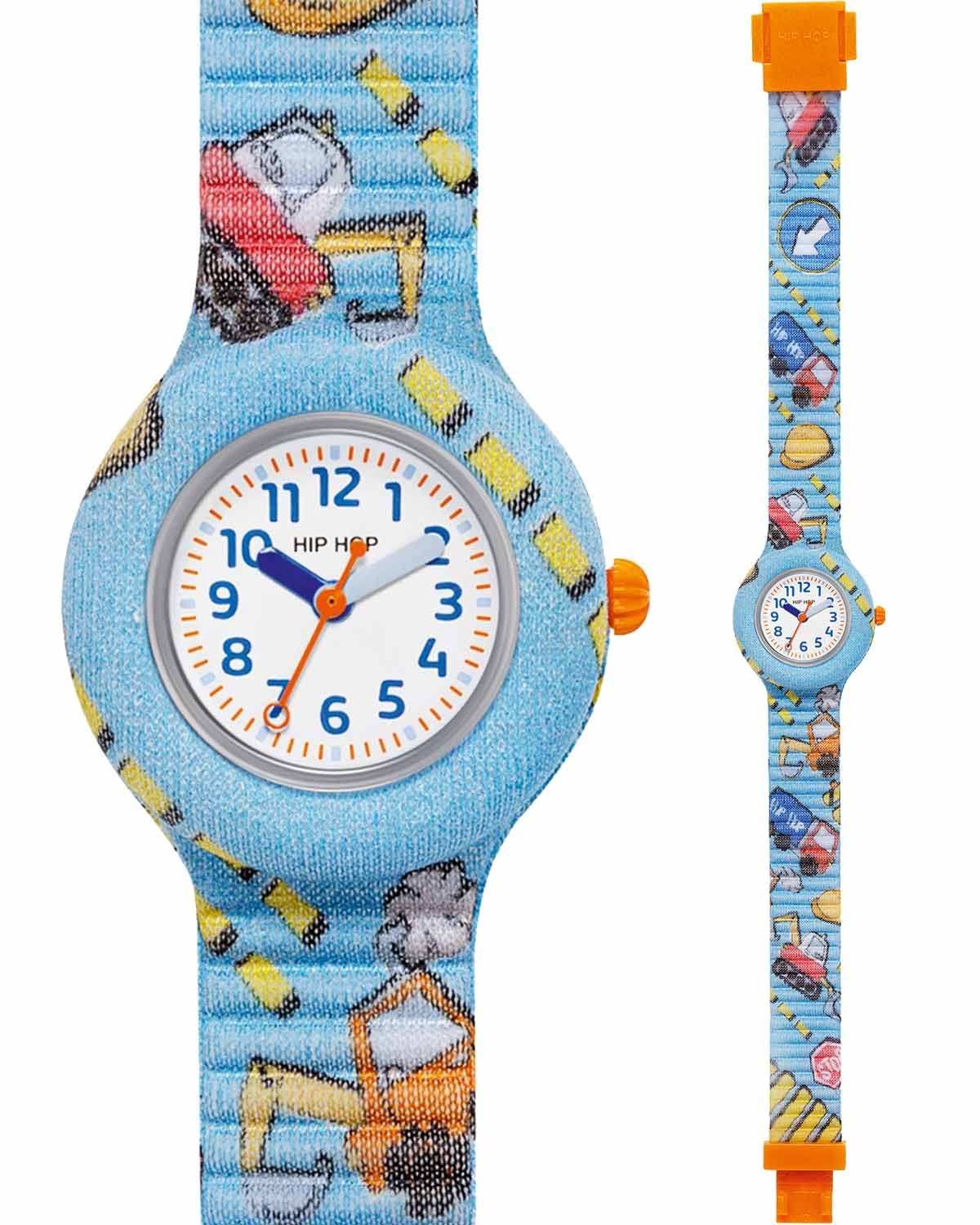 Παιδικό ρολόι HIP HOP Kids Fun Truck & Fun Multicolor Combined Materials Strap