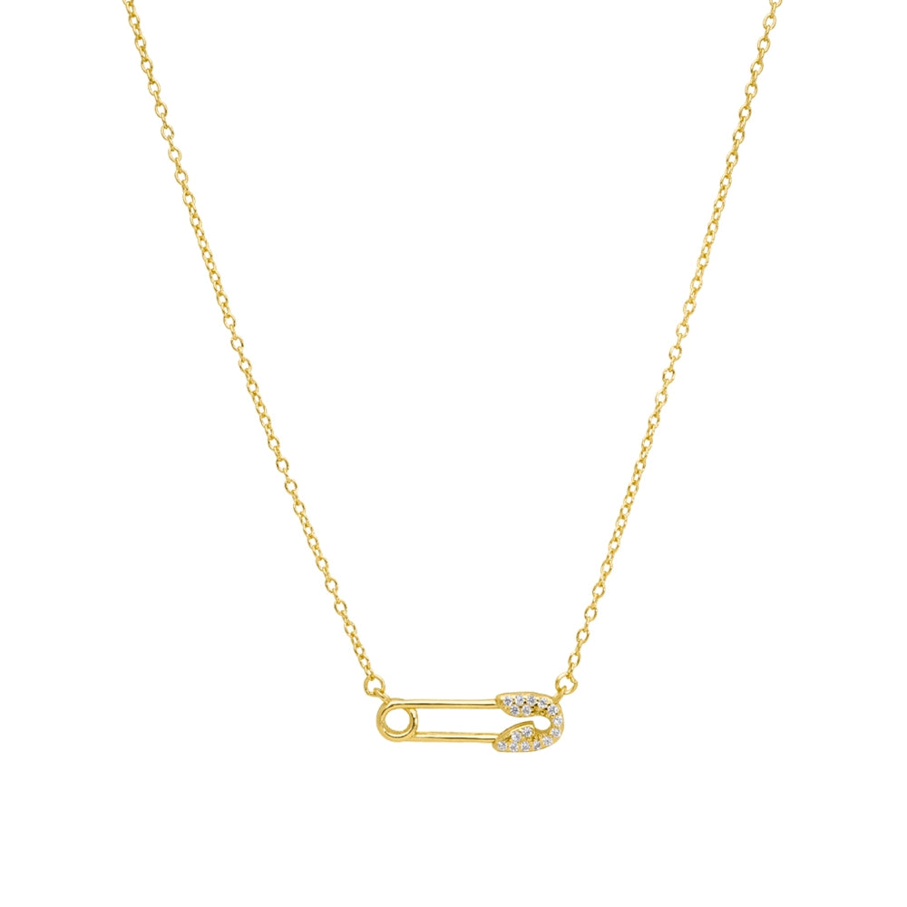 Ασημένιο κολιέ Marea Gold D02007-AC