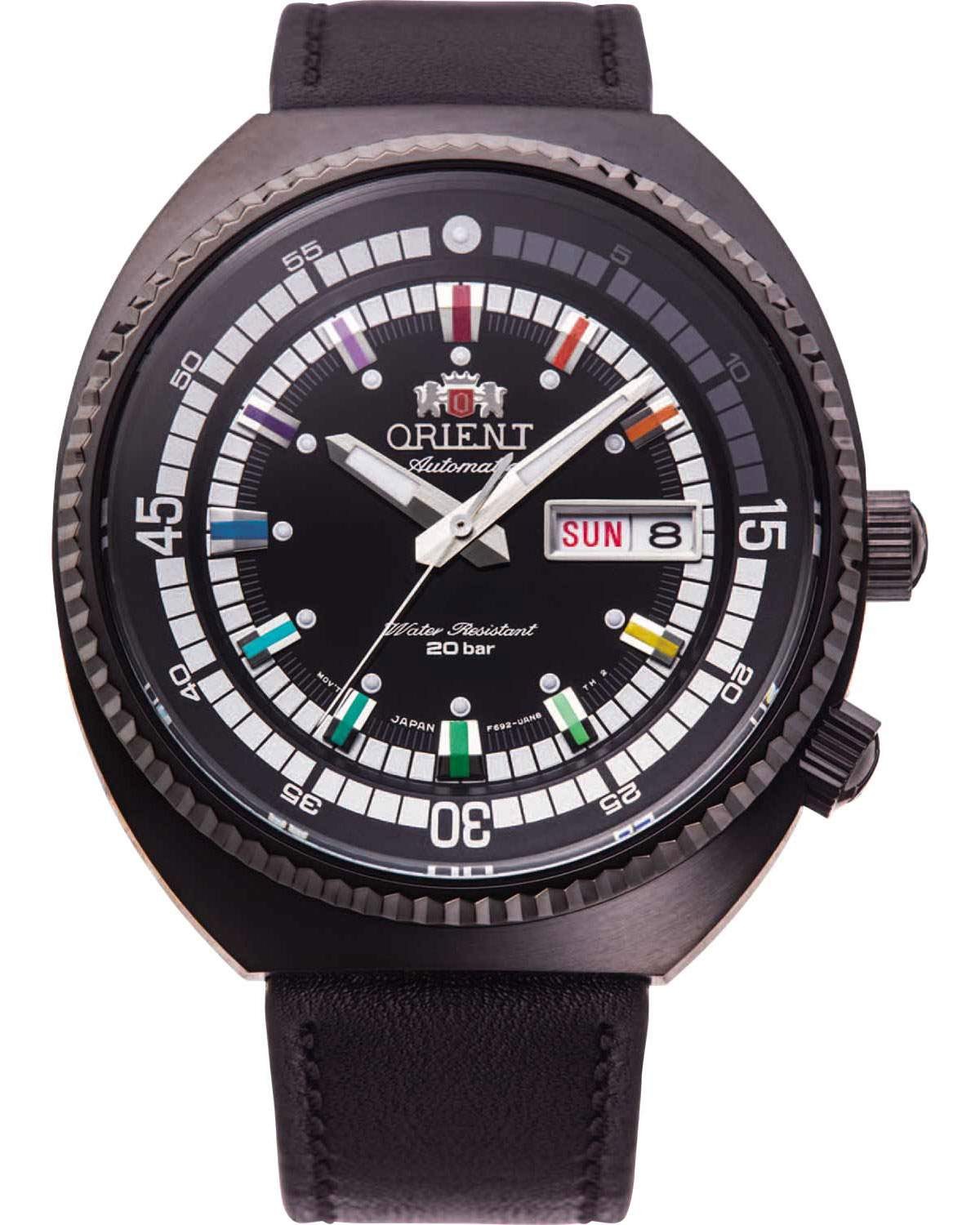 Ρολόι ORIENT Neo Sports Automatic Black Leather Strap