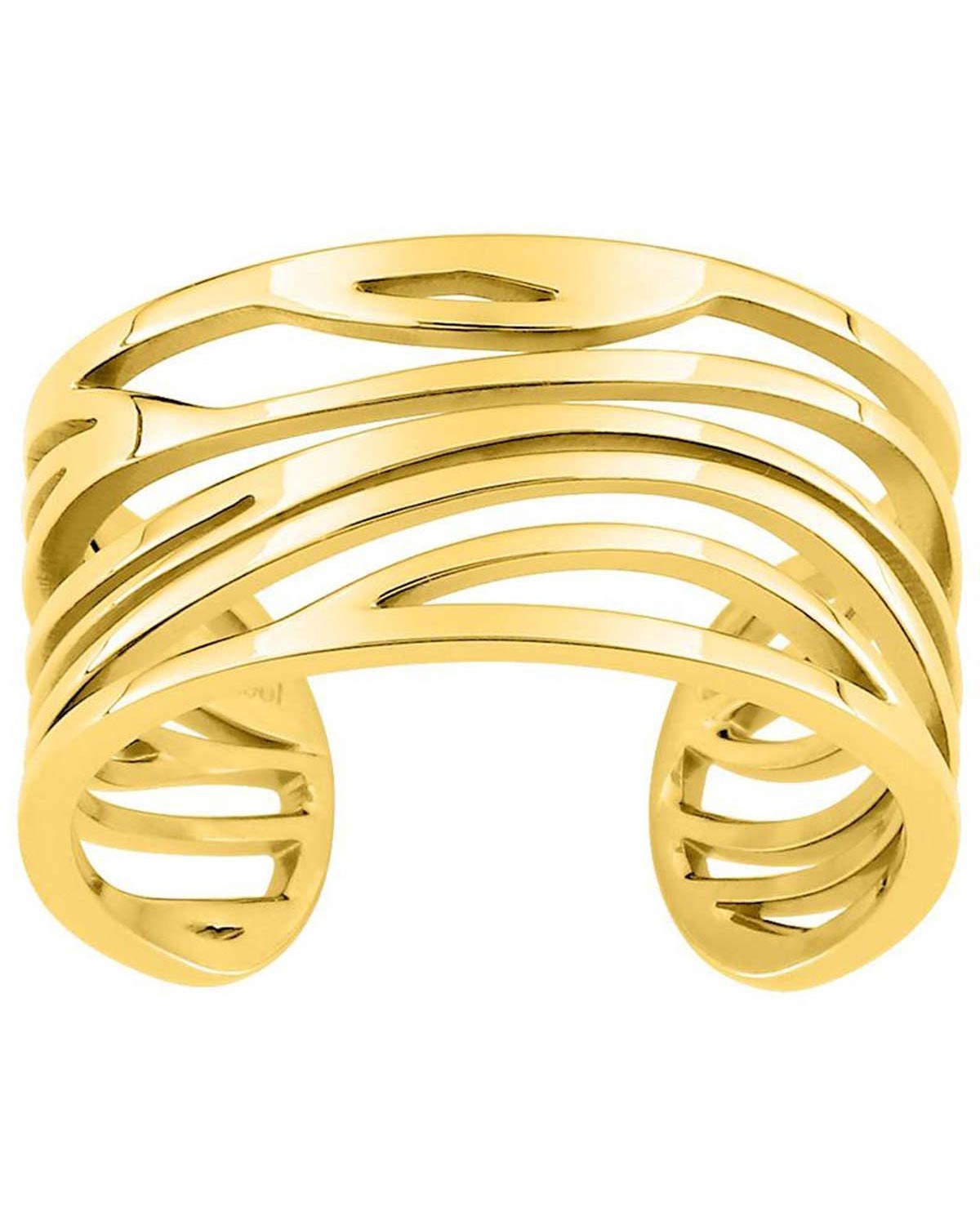 Δαχτυλίδι BLYSS από επιχρυσωμένο ανοξείδωτο ατσάλι (One size)