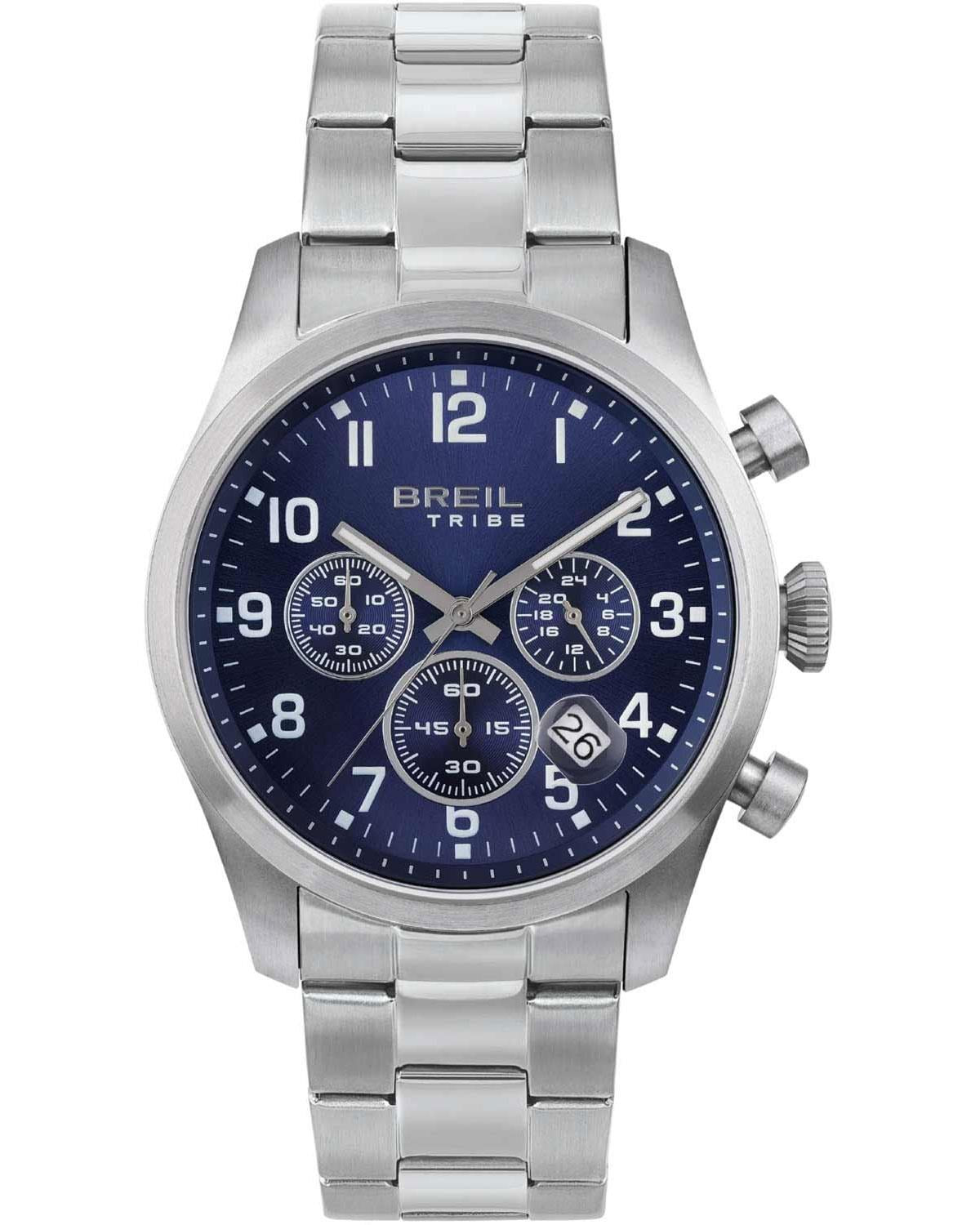 Ρολόι BREIL Tribe Classic Elegance Chronograph Silver Stainless Steel Bracelet
