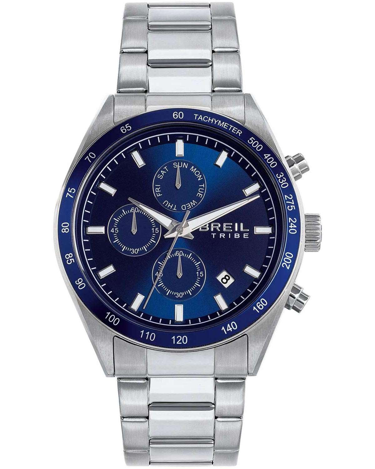 Ρολόι BREIL Tribe Echo Chronograph Silver Stainless Steel Bracelet