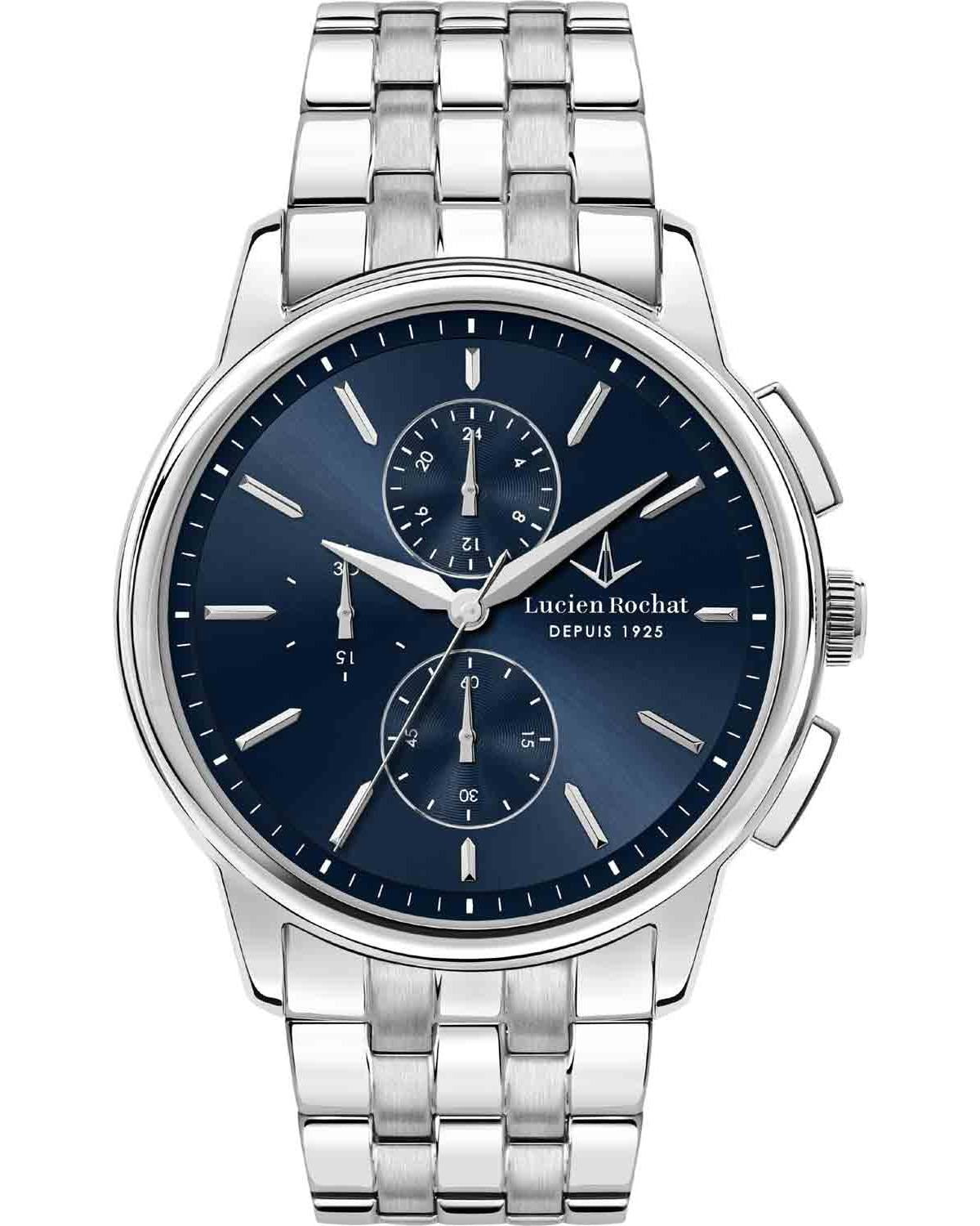Ρολόι LUCIEN ROCHAT Iconic Chronograph Silver Stainless Steel Bracelet
