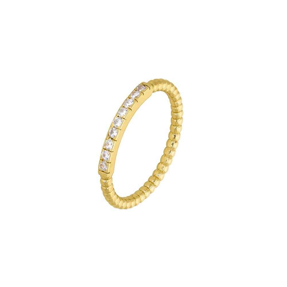 Ασημένιο δαχτυλίδι Marea Gold D02006-AU
