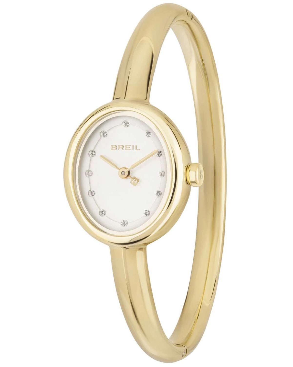 Ρολόι BREIL Hoop Crystals Gold Stainless Steel Bracelet
