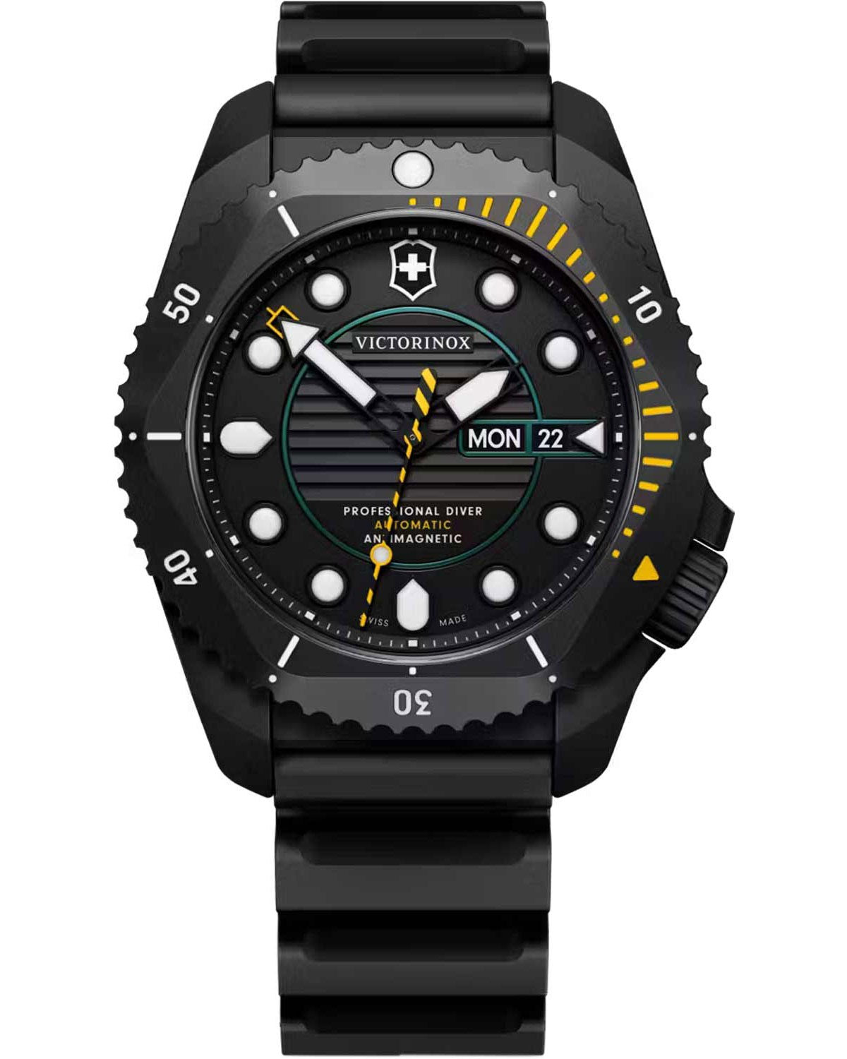 Ρολόι VICTORINOX Dive Pro Automatic Black Rubber Strap
