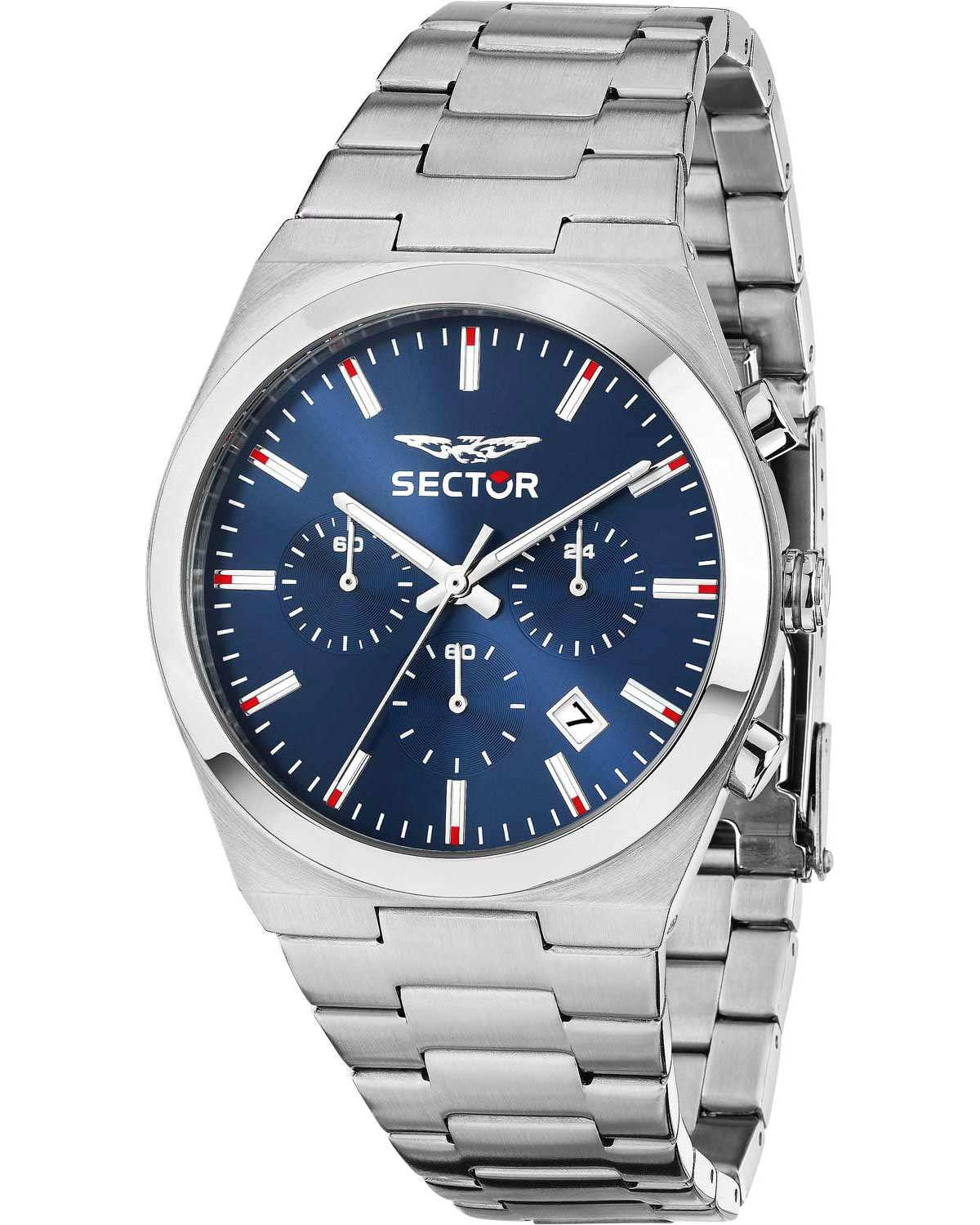 Ρολόι SECTOR C300 Chronograph Silver Stainless Steel Bracelet
