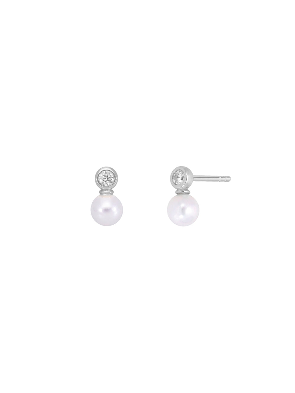 Ασημένια σκουλαρίκια Marea Silver D03301-AI