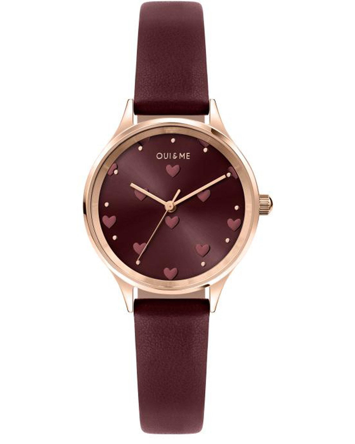 Ρολόι OUI&ME Bichette Bordeaux Leather Strap