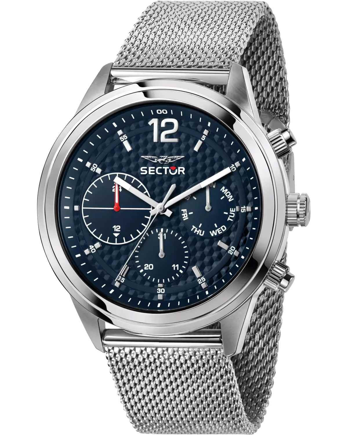 SECTOR 670 Silver Stainless Steel Bracelet