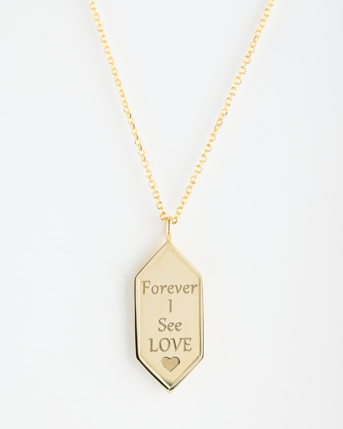 Κρεμαστό Forever I See Love από χρυσό 14Κ της SOLEDOR