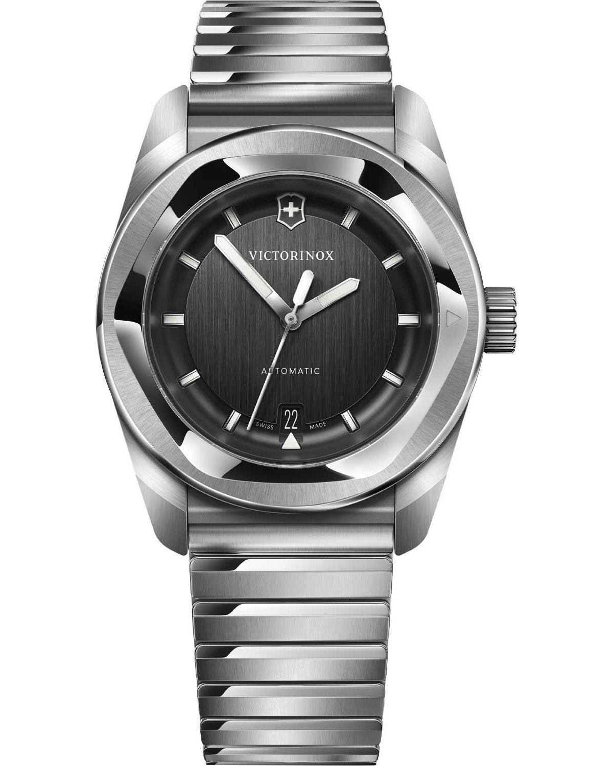 Ανδρικό ρολόι VICTORINOX Concept One αυτόματο με ασημί ατσάλινο μπρασελέ
