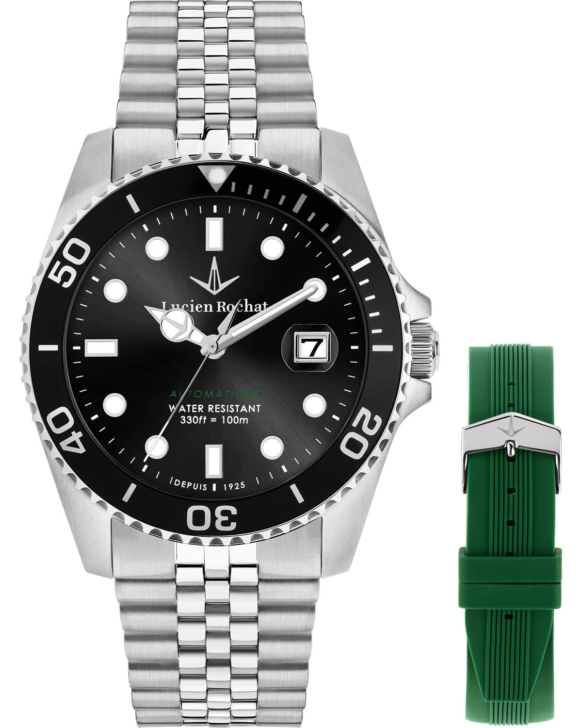 Ρολόι LUCIEN ROCHAT Leman Automatic Steel Bracelet Gift Set Special Edition