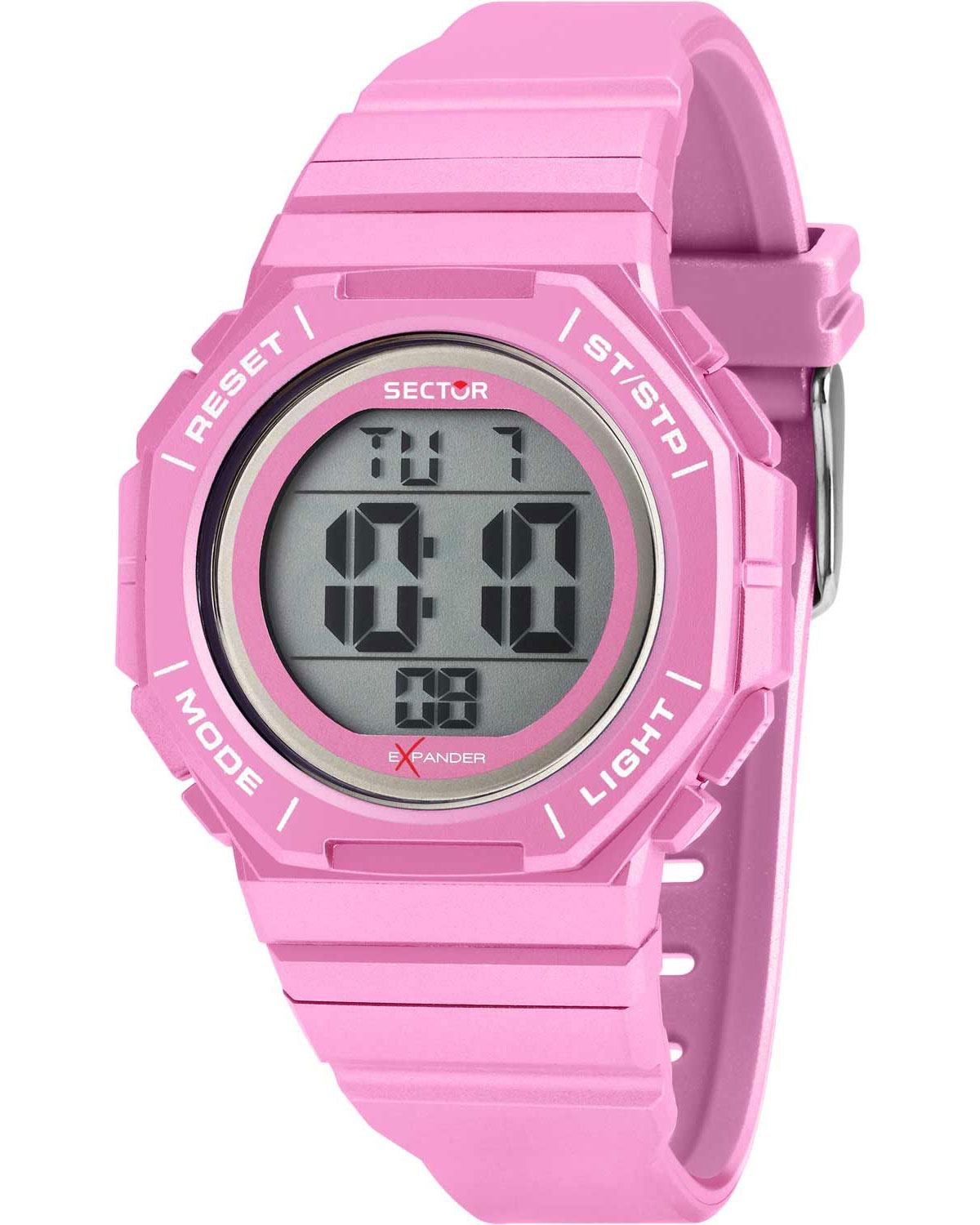 Ρολόι SECTOR EX-50 Chronograph Pink Plastic Strap