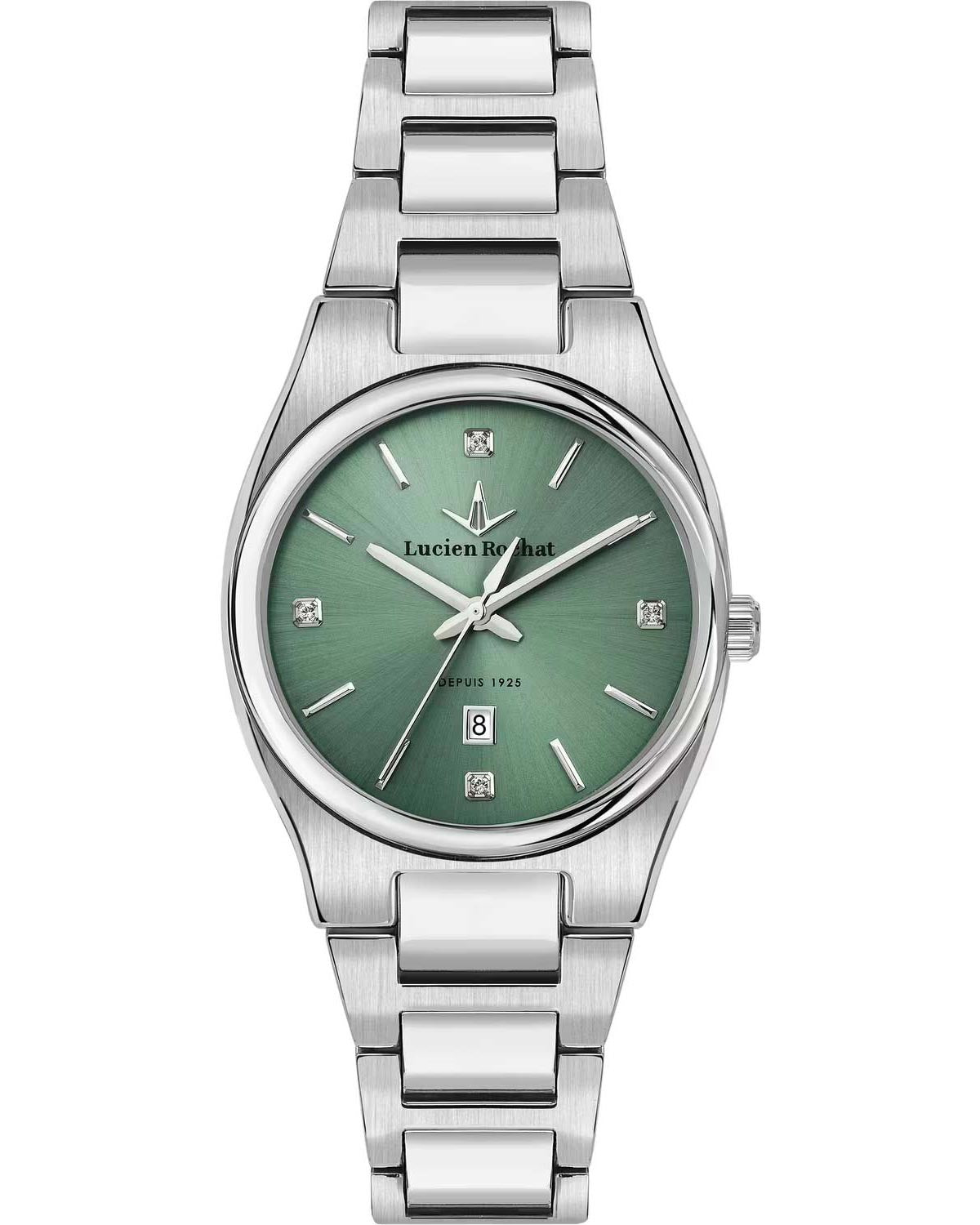 Ρολόι LUCIEN ROCHAT Avenue Diamonds Silver Stainless Steel Bracelet